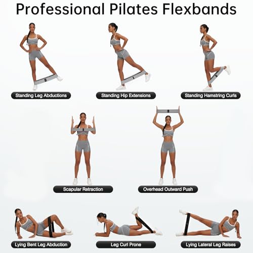 Resistance Bands Set for Home Gym - 3 Professional Fabric Loops