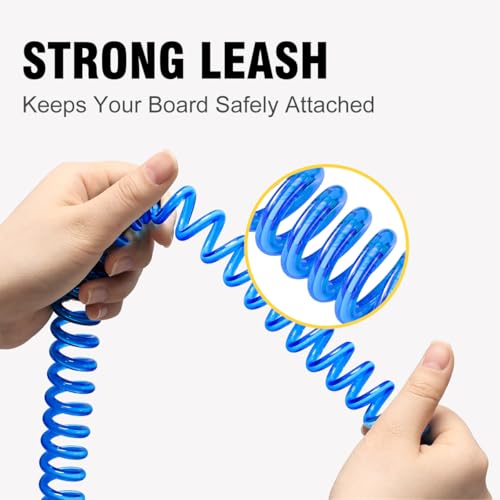 Paddleboard Leash, Coiled SUP 11 FT
