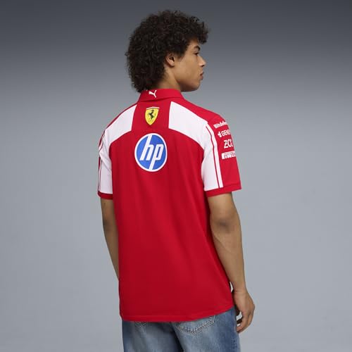 Scuderia Ferrari Men's Team Polo - X-Large | Iconic Shield & Logos