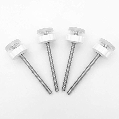 Vmaisi 8MM Pressure Gates Threaded Spindle Rods, Baby Gates Accessory Screw Bolts Kit Fit for All Pressure Mounted Walk Thru Gates 4 Pack