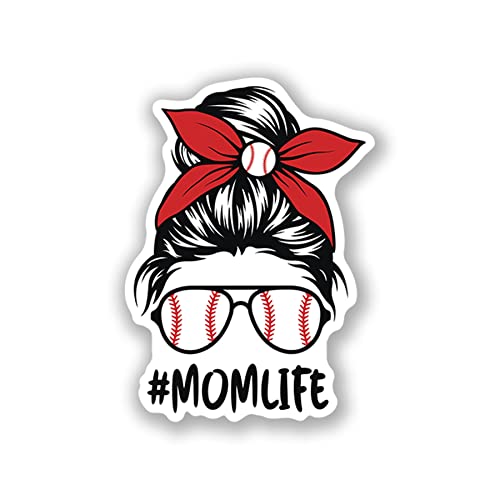Baseball Mom Life Decals - American Flag Sunglasses - 2 Pack
