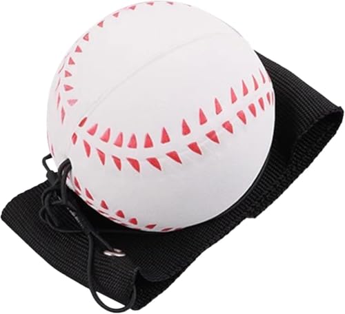 Baseball Training Wrist Ball with Adjustable Wristband