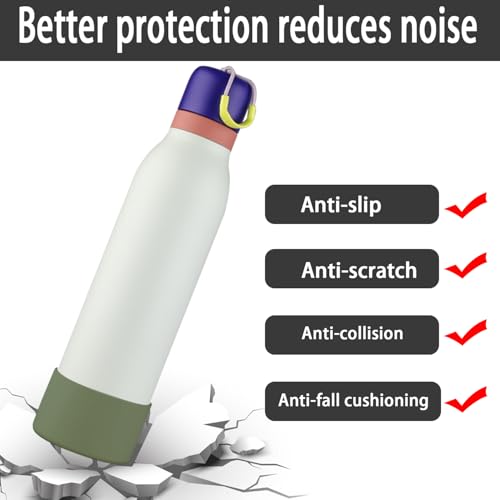 Silicone Boot Set for Owala FreeSip Twist Water Bottle - Military Green