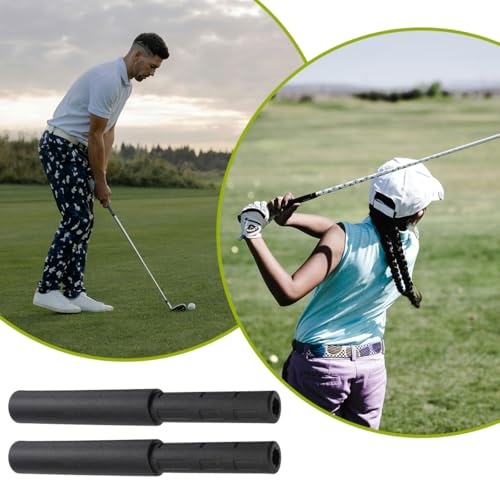 Golf Club Extender Shaft Extension - 0.520 Inch, 2PCS Black