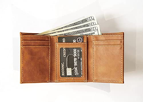 Dallas Cowboys Laser Engraved Trifold Wallet - Men's Accessory