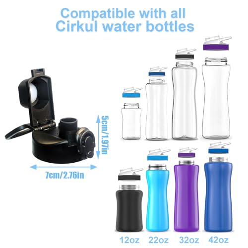 Auto Flip Lid for Cirkul Water Bottle - Replacement Lid 1