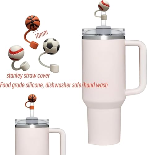 Silicone Straw Covers for Stanley 30 & 40 Oz Tumblers - Reusable Dust-Proof Cap
