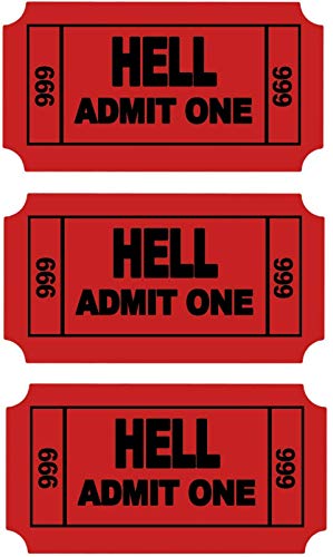 3-Pack Ticket to Hell Stickers - Hard Hat & Welder Decals
