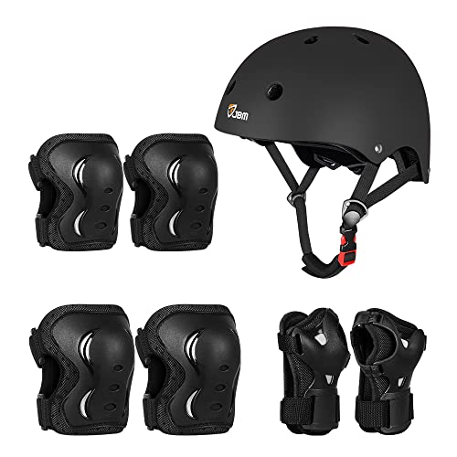 JBM Kids & Youth Skate Protective Gear Set Black Medium 8-14 Years