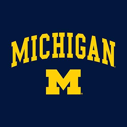 Michigan Wolverines Navy Arch Hoodie - X-Large