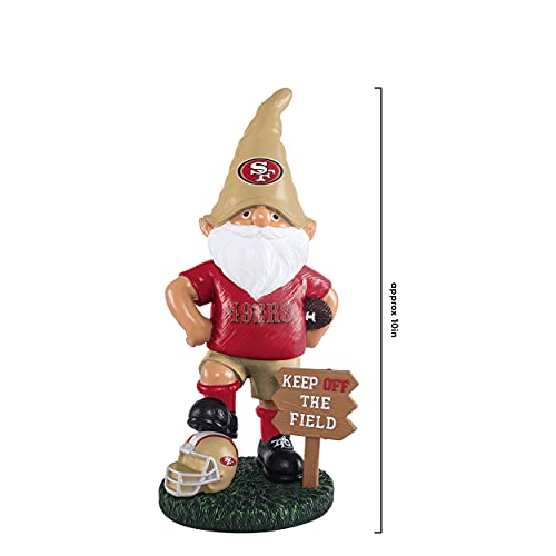 NFL Team Logo Garden Gnome Statue - 8 Inch Outdoor Decor