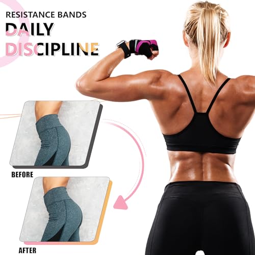 Fabric Resistance Bands Set - 3 Levels for Strength Training