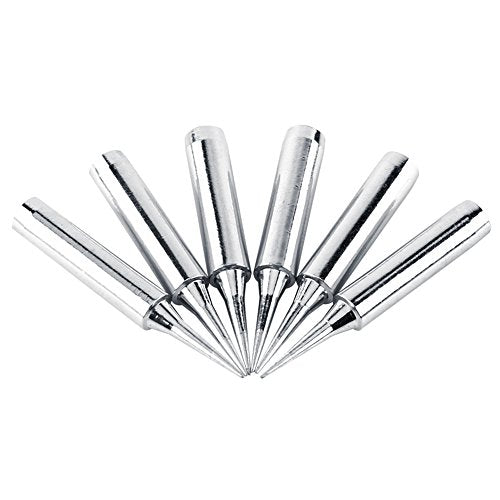 Health Gear 900m-t-1c Soldering Iron Tip, 900m Soldering Tips, 10 Pcs Iron Tips Soldering Tips 900m-t-i Solder Iron Soldering Iron Tip with Iron -Copper for Replacing The