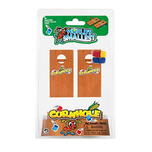 Miniature Desktop Cornhole Game - Palm-Sized Fully Functional Toss Set