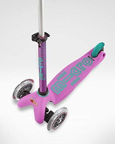 Micro Kickboard Mini Kids Scooter - Lean-to-Steer Design for Ages 2-5 | Adjustable T Bar | Smooth PU Wheels