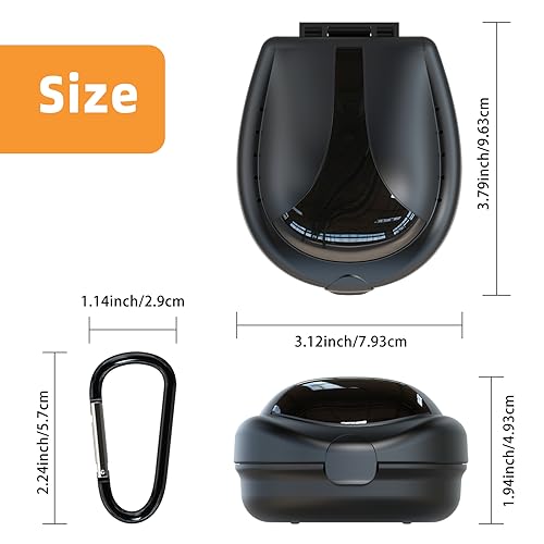 ARGOMAX Sports Mouthguard Case for Football & Basketball,Black
