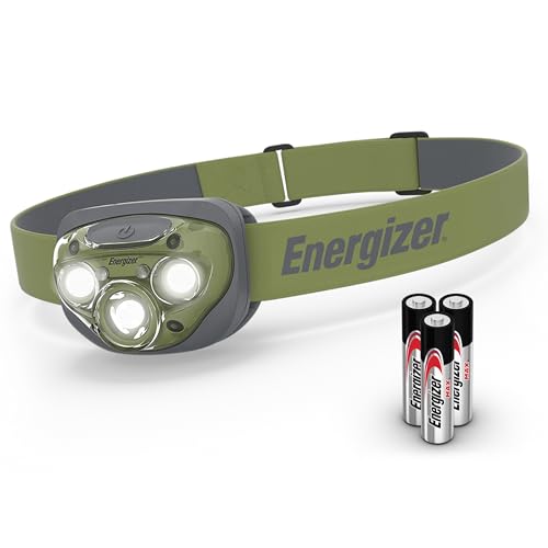 LED Headlamp - 260 Lumens, IPX4 Water Resistant, Forest Green