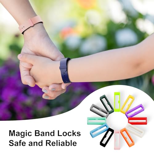 Silicone Band Keeper for Wrist Activity Trackers - Multi-Color