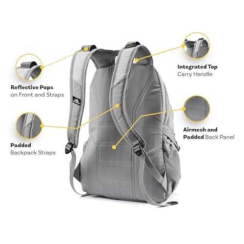 Loop Backpack for Travel and Work with Tablet Sleeve - Black