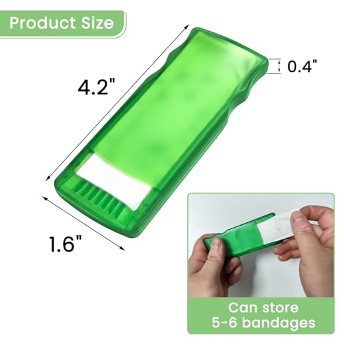 MENURSY Travel First Aid Bandage Case - 10 Pack, Portable Wound Organizer (Only Bandage Cases)