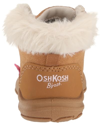 OSHKOSH B'GOSH Toddler Girl Ramira Faux-Fur Lined Booties - 12 Tan