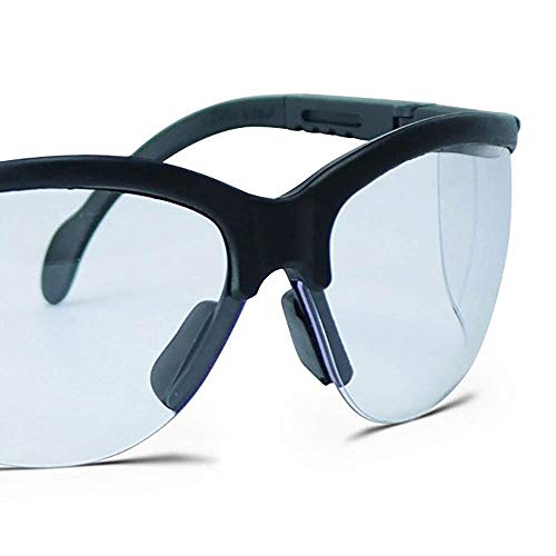 Safety Shooting Glasses with Adjustable Nose Piece - Clear