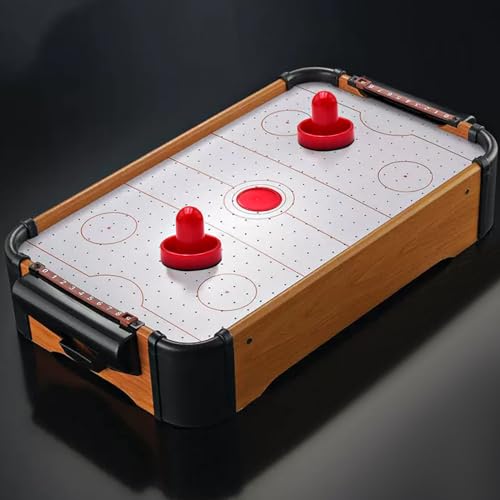 Air Hockey Pushers and Pucks Set - 2 Red Pushers & 4 Pucks