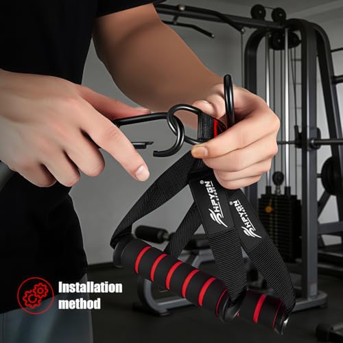 Exercise Handles for Fitness Equipment - Red Replacement Handles