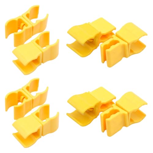 Agility Pole Clip Buckle Set - 6 Pack Rotatable Connectors