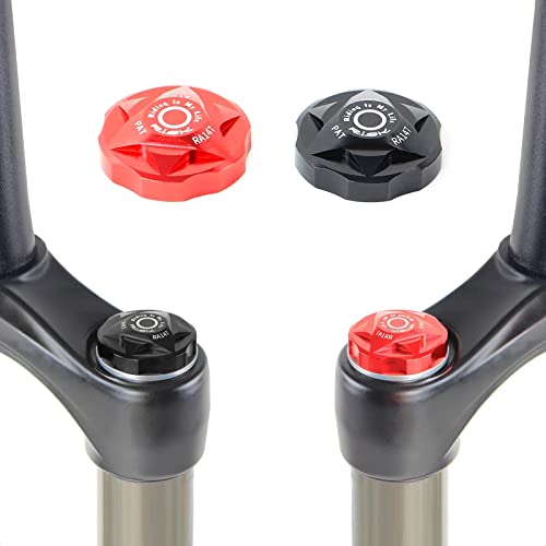 Bicycle Front Fork Air Valve Cap Cover - Black