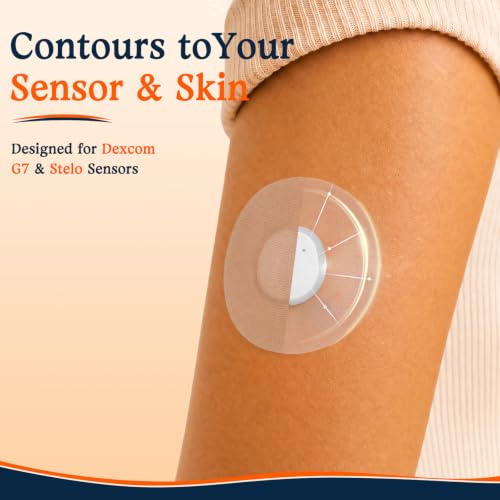 Dexcom G7 & Stelo Adhesive Patches - Waterproof, 24-Pack