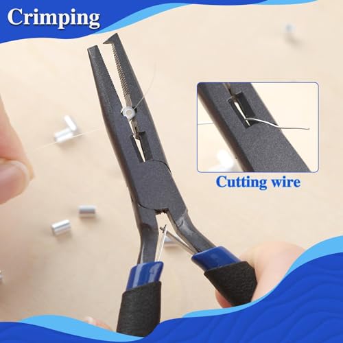 Fishing Pliers with Hook Remover - 5-Inch Saltwater Tool