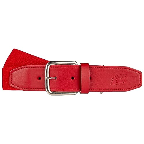 Brute Elastic Baseball Belt - Youth Size, Scarlet