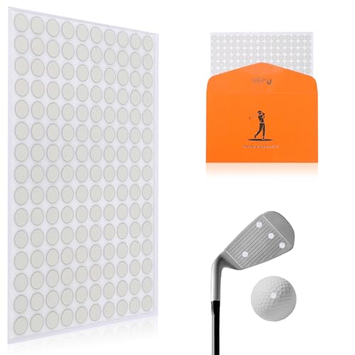 0.25" White Reflective Dot Stickers - 150 Pack for Golf Markers