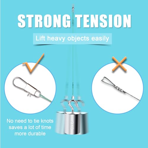 30pcs Stainless Steel Fishing Leaders - 11.22 Inch, Saltwater & Freshwater