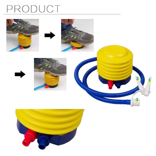 Manual Foot Pump for Yoga Balls & Inflatable Toys - 4 Inch