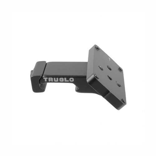 TRUGLO 45 Degree Offset Tactical Hunting Shooting Versatile Durable Aluminum Red-Dot Sight Mount for Picatinny Rails | Mount Adadapter Plates Included