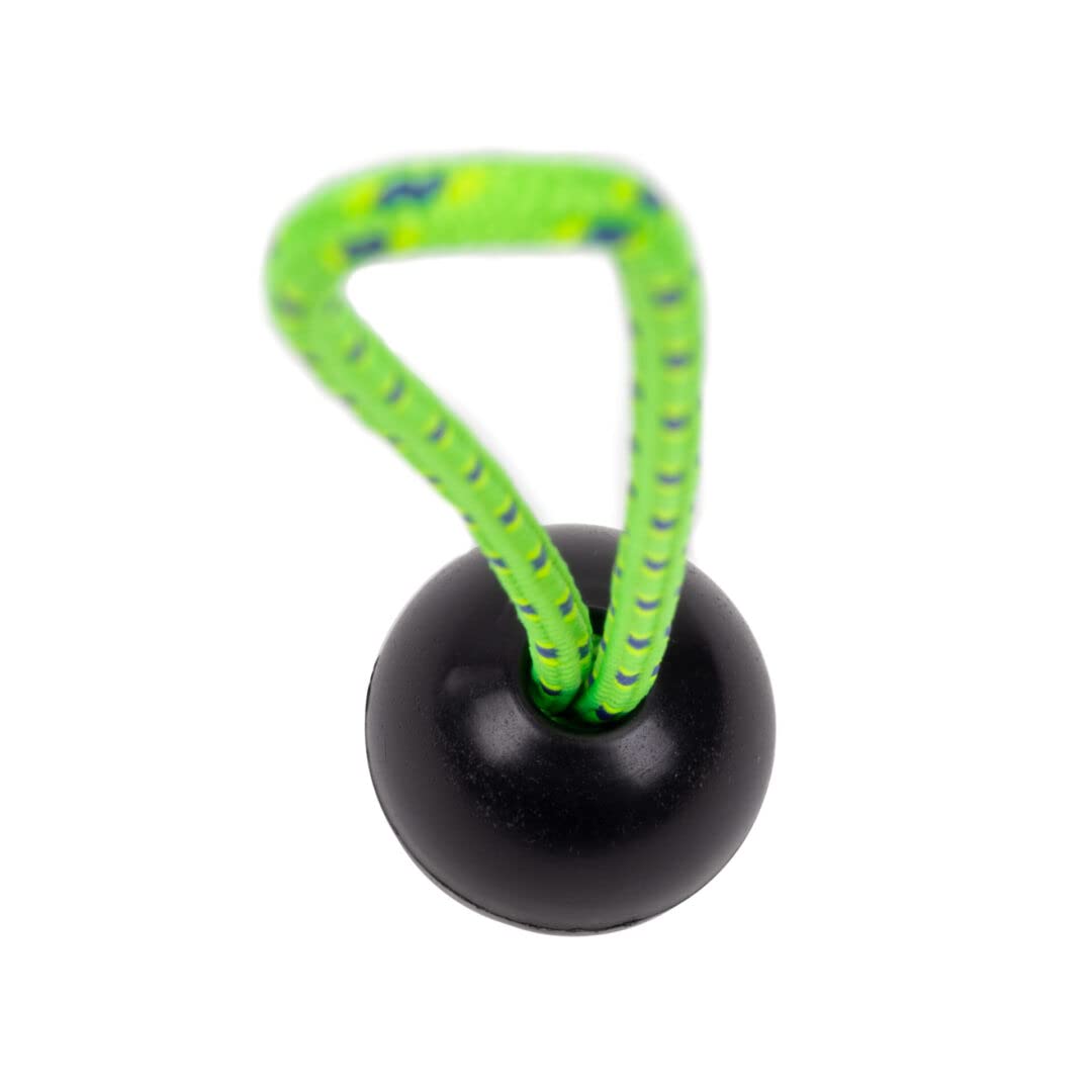 RNA Retrieval Ball 3-Pack – Neon Green Arborist Throw Ball with Sterling Nylon Cord – Remote Line and Friction Saver Removal Tool – 27mm Round Plastic, with 876 lb Cord. Reliable Tree Climbing Gear