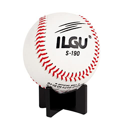 Acrylic Baseball Holder Display Stand - 1.97x1.1 inch, Black