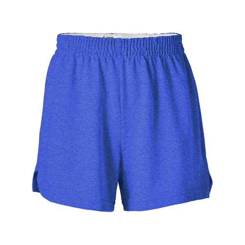 Girls' Authentic Cheer Shorts - Soft Cotton Blend, X-Small Team Royal Heather
