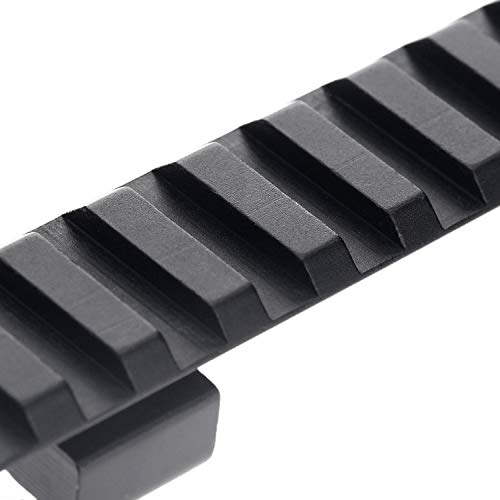 Jnrtifow 11mm Dovetail to 20mm Picatinny Weaver Rail Riser Mount Adapter for Rifle Scope, Black