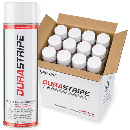 Field Marking Paint - White, 12 Cans of 18oz Each
