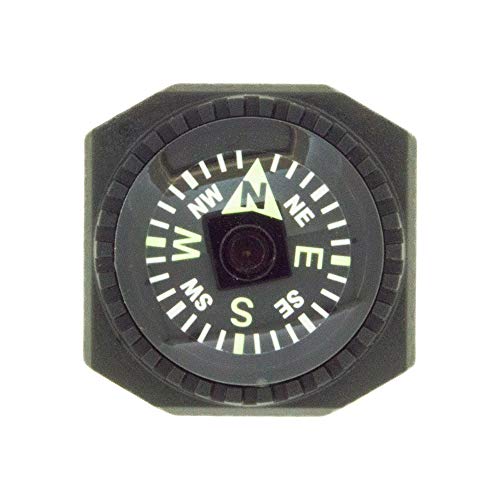 Slip-On Wrist Compass - Durable Luminous Compass for Watch Bands