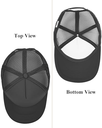 Gelante Sublimation Blank Trucker Hats - Polyester Foam Mesh Snapback