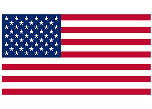 USA Flag Hard Hat Stickers - 6 Pack Patriotic American Flag Decals