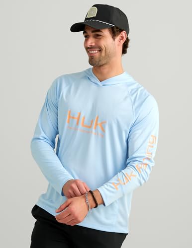 HUK Men's Pursuit Coastal Drift Vented Long Sleeve Fishing Hoodie XL