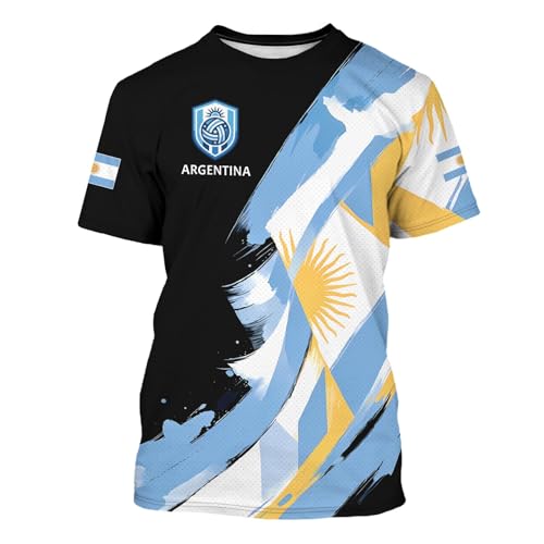 Soccer Jersey for Men and Women - Argentina Blue, Medium
