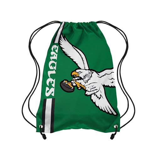 Philadelphia Eagles Retro Drawstring Backpack - Kelly Green