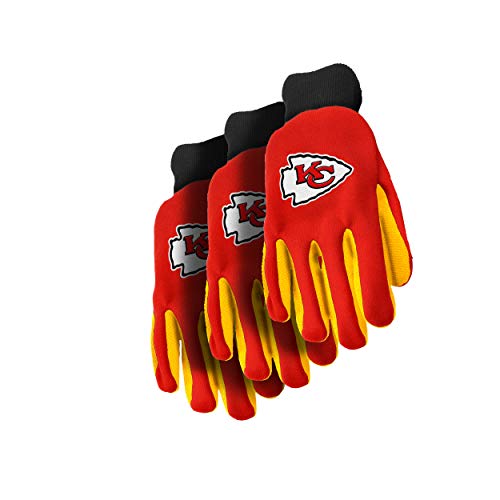Kansas City Chiefs Utility Work Gloves - Team Color, One Size