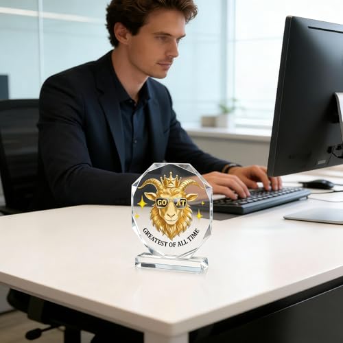 GOAT Trophy - Acrylic Championship Award for Sports & Academics